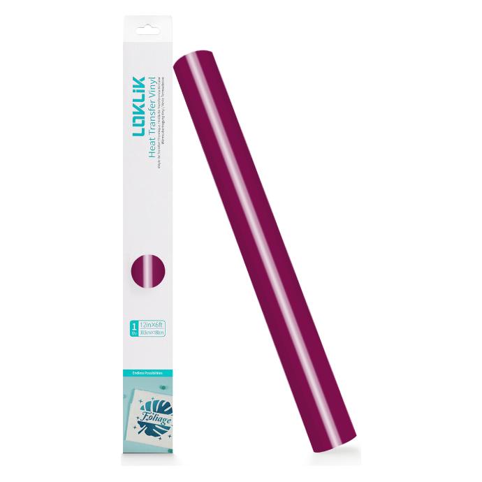 Loklik Heat Transfer Vinyl Basic - Rose Red (SG-HTV-1606-US-L-B2B)