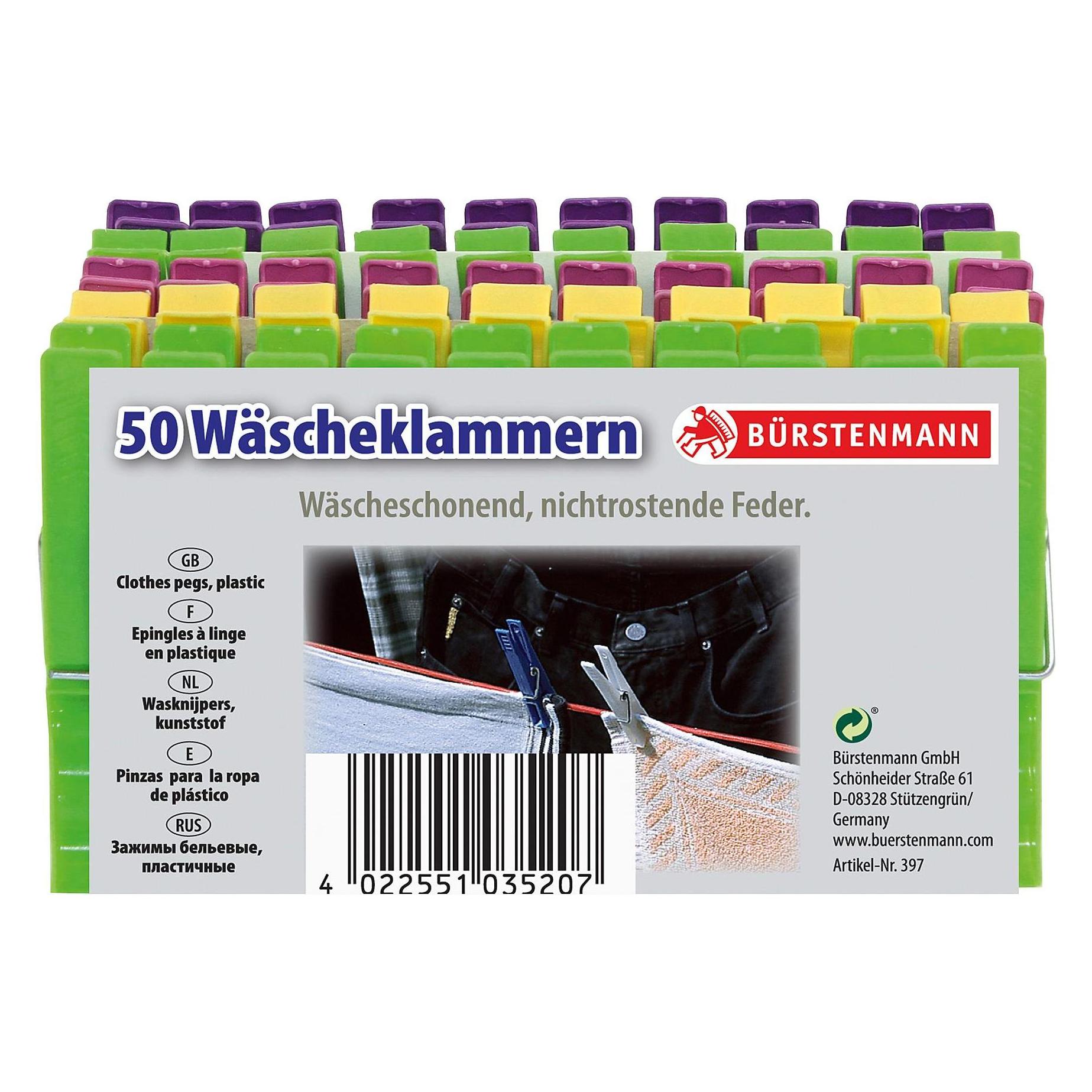 Bürstenmann Wäscheklammern (BÜRSTENMANN) Mindestbestellmenge: 6 Stück