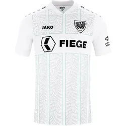 JAKO Unisex Preußen Münster Trikot 26/27 Away, Größe S in Weiß Weiß