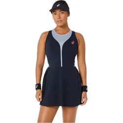 ASICS Match Pleat Tenniskleid Damen 400 - midnight L