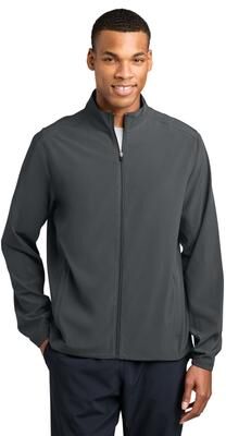 Sport-Tek JST480 Repeat Jacket in Iron Grey size Small   90% polyester, 10% spandex