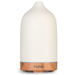 AROMA DIFFUSER Keramik weiß/Holz 1 St