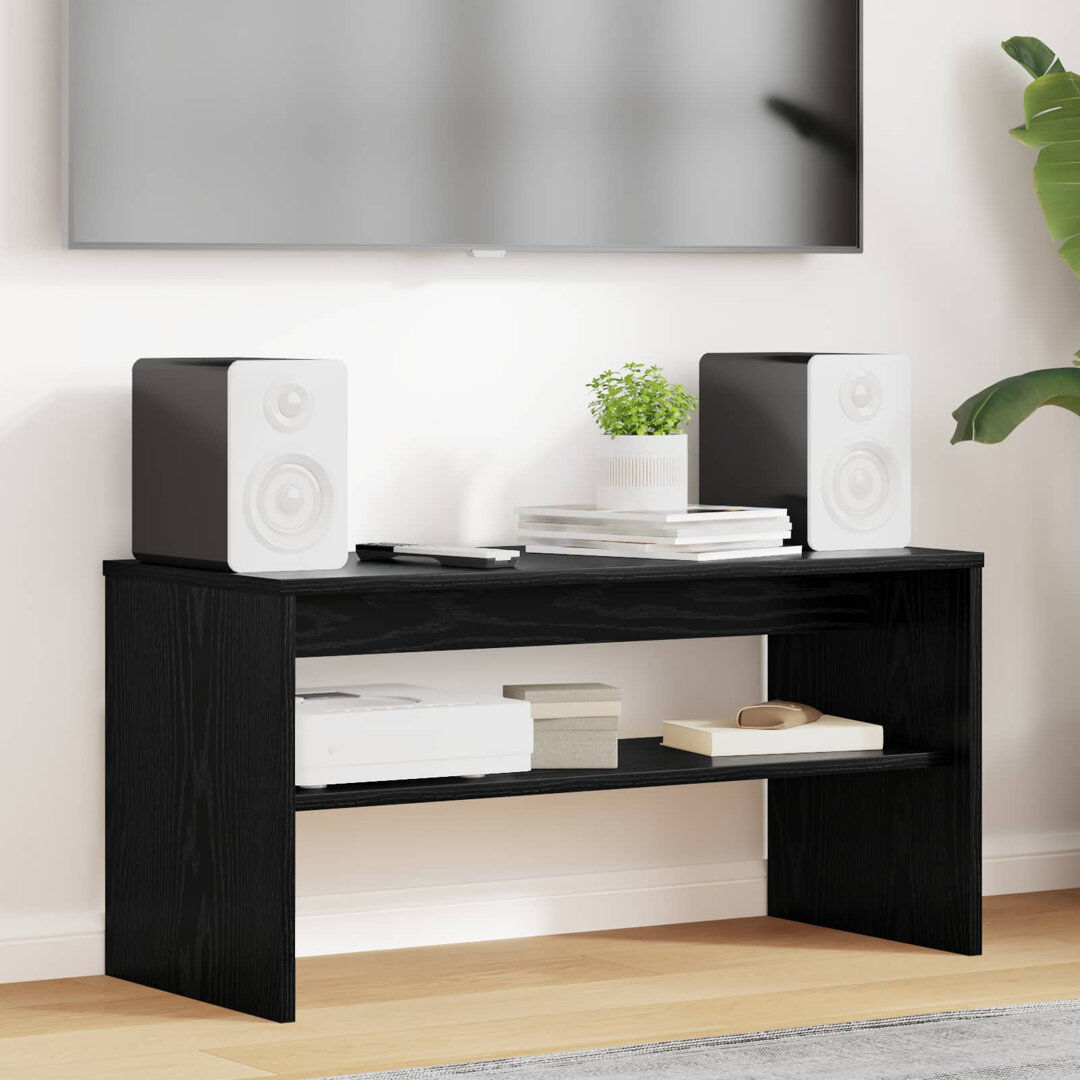 Metro TV Stand for TVs up to 32" Black Oak 32"