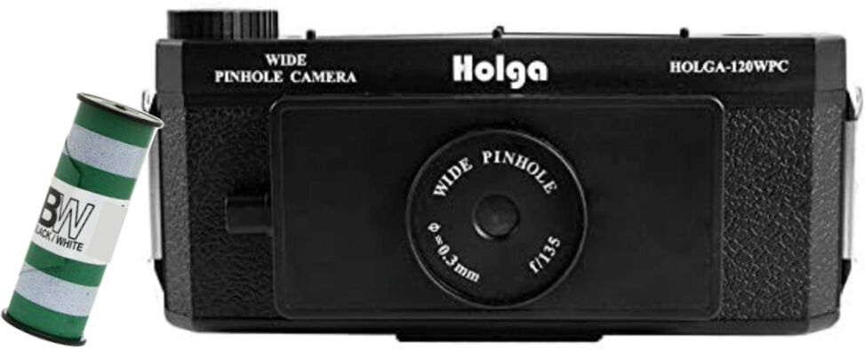 Kit HOLGA 120N noir, pellicule B + W incluse