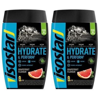 Isostar Hydrate & Perform Powder Grapefruits 2x 2x400 g Pulver