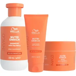 650ml Wella Professionals Invigo Deep Nourishing Set (Shampoo 300ml + Conditioner 200ml + Mask 150ml)