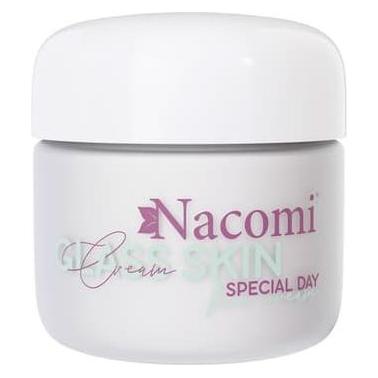 Nacomi Glass Skin Cream odżywczy krem do twarzy 50ml (50 ml, 24h Creme) (5902539711233)