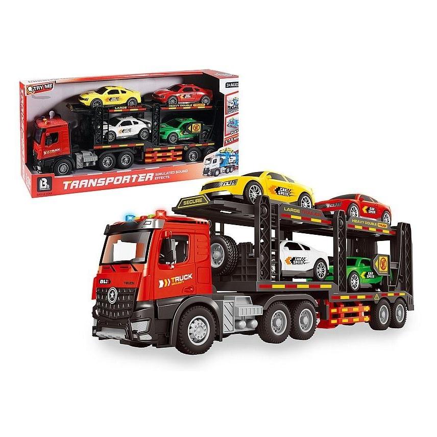 Adar Abschleppwagen mit 4 Fahrzeugen, das Geräusch der sich öffnenden Türen (58220185)