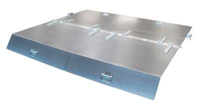 Bauer Deckel 4-teilig, für EXPO Spänebehälter, robuste Ausführung, passgenau, für EXPO 2100/EXPO-E 2100/SK 2100