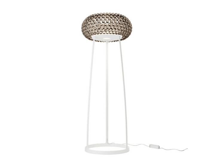 Foscarini Stehleuchte Caboche Plus, glamourös, glänzende Glasp
