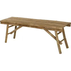 Bank (LBH 118x38x44 cm) - braun - LBH 118x38x44 cm