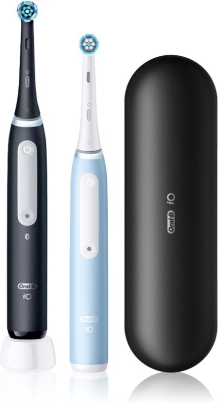 Oral-B iO3 pack de brosses à dents et de têtes de rechange avec étui DUO Black&Blue 2 pcs