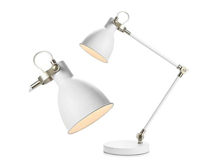 HAUS 1-lumière lampe de table blanche