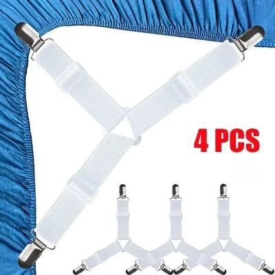 Uplifted Finds Triangle Bed Sheet Holders Adjustable Elastic Clips Mattress Grippers Set a