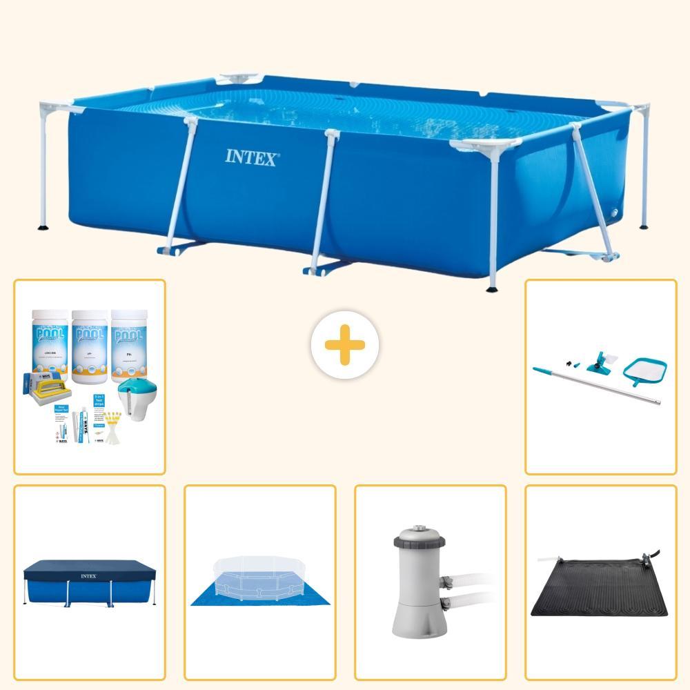 Rechteckiger Frame Pool - 300x200x75 cm - 7-teilig SCB97
