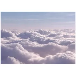 FOTOTAPETE Wolken Himmel Weiß 200x140 cm