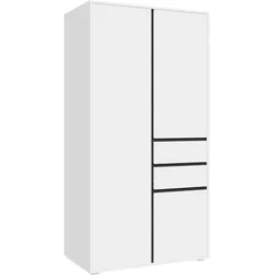 Drehtürenschrank Falun Weiß