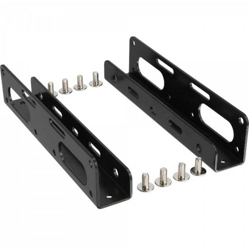 InLine HDD/SSD Einbauschienen, 6,35cm (2,5") zu 8,89cm (3,5"), nur Rahmen und Schrauben, schwarz