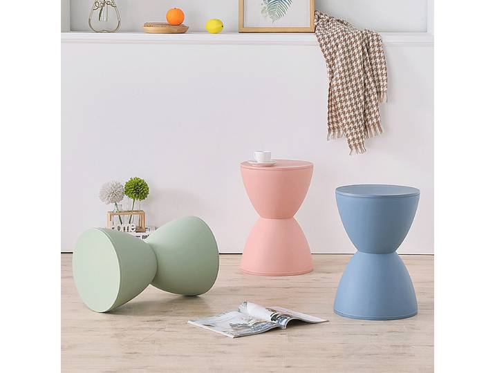 Pouf de couloir, meubles de salon, Pouf de rangement minimaliste, repose-pieds, Pouf à langer, tabouret d'attente en plastique épais
