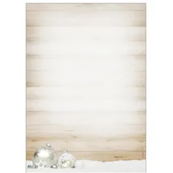 Sigel, Grusskarte + Briefpapier, Weihnachts-Motiv-Papier (100 Stk.)
