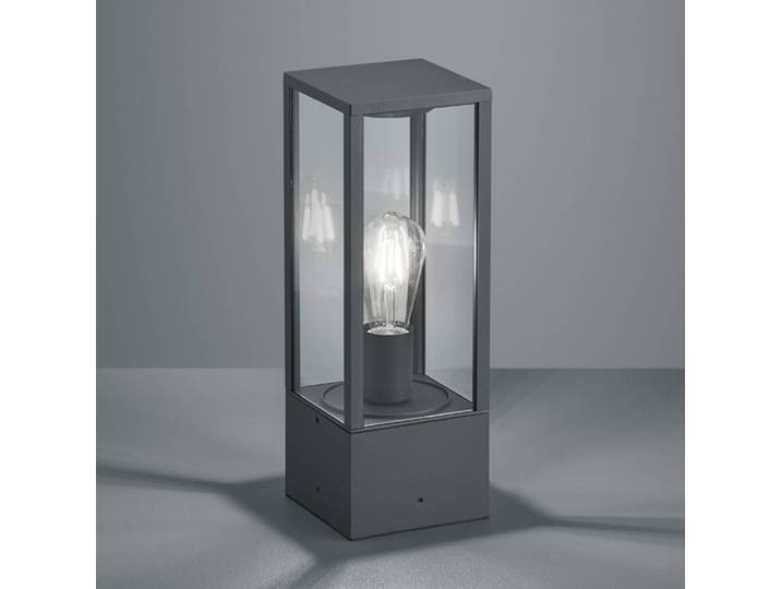 Trio Lighting Sockelleuchte aussen Garonne, dimmbar, schwarz, Aluminium, Modern, Außenleuchte