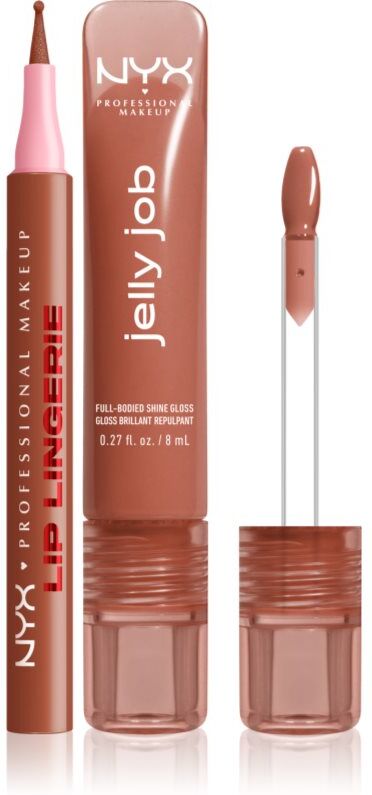 NYX Professional Makeup Lip Lingerie & Jelly Job set for lips