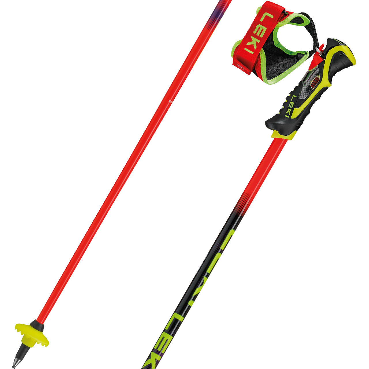 Leki Venom SL TR bright red/violet/neonyellow - 115 cm
