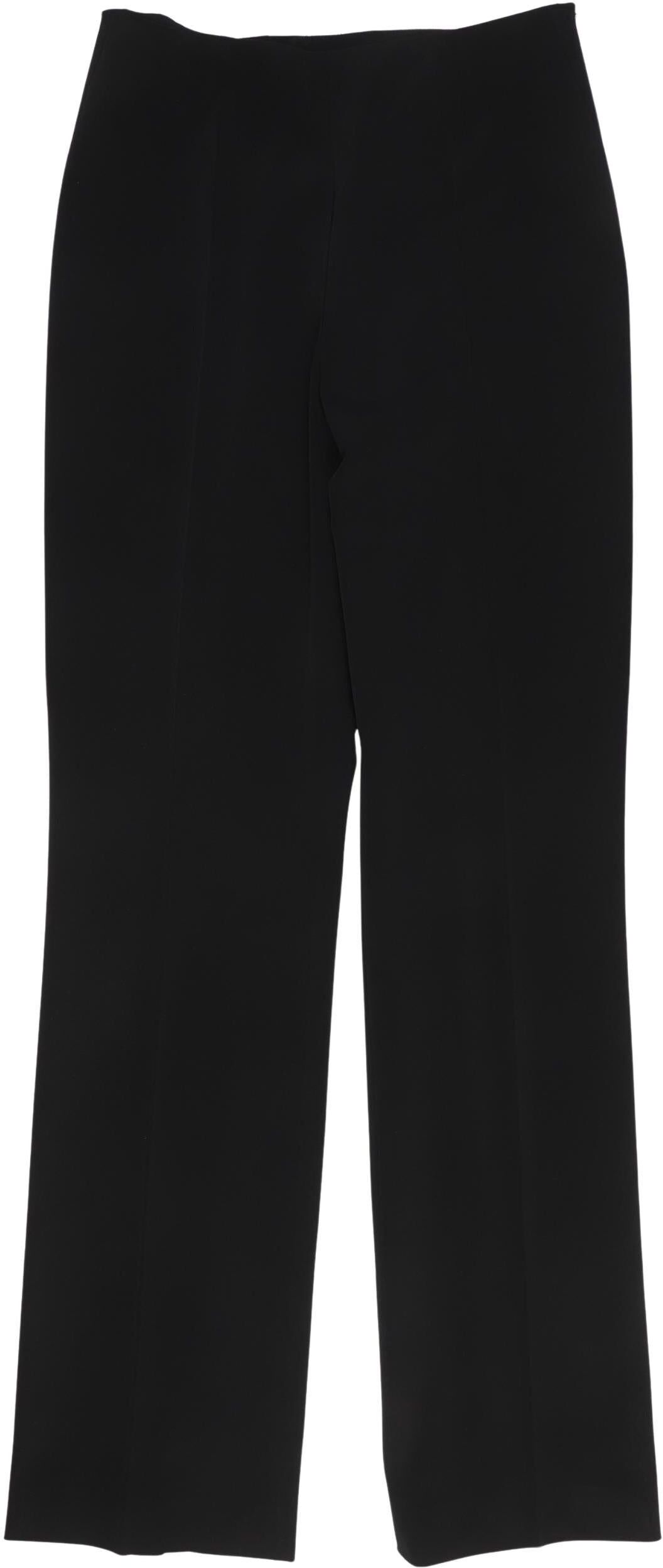 Escada Sport Damen Stoffhose, Schwarz, Gr. W26, Synthetik / Elasthan - Second Hand