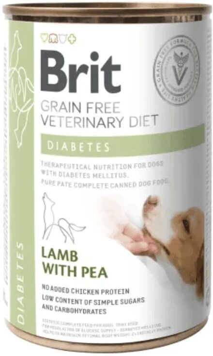 Brit Veterinário Canino Diabetes 6 uds x 400g