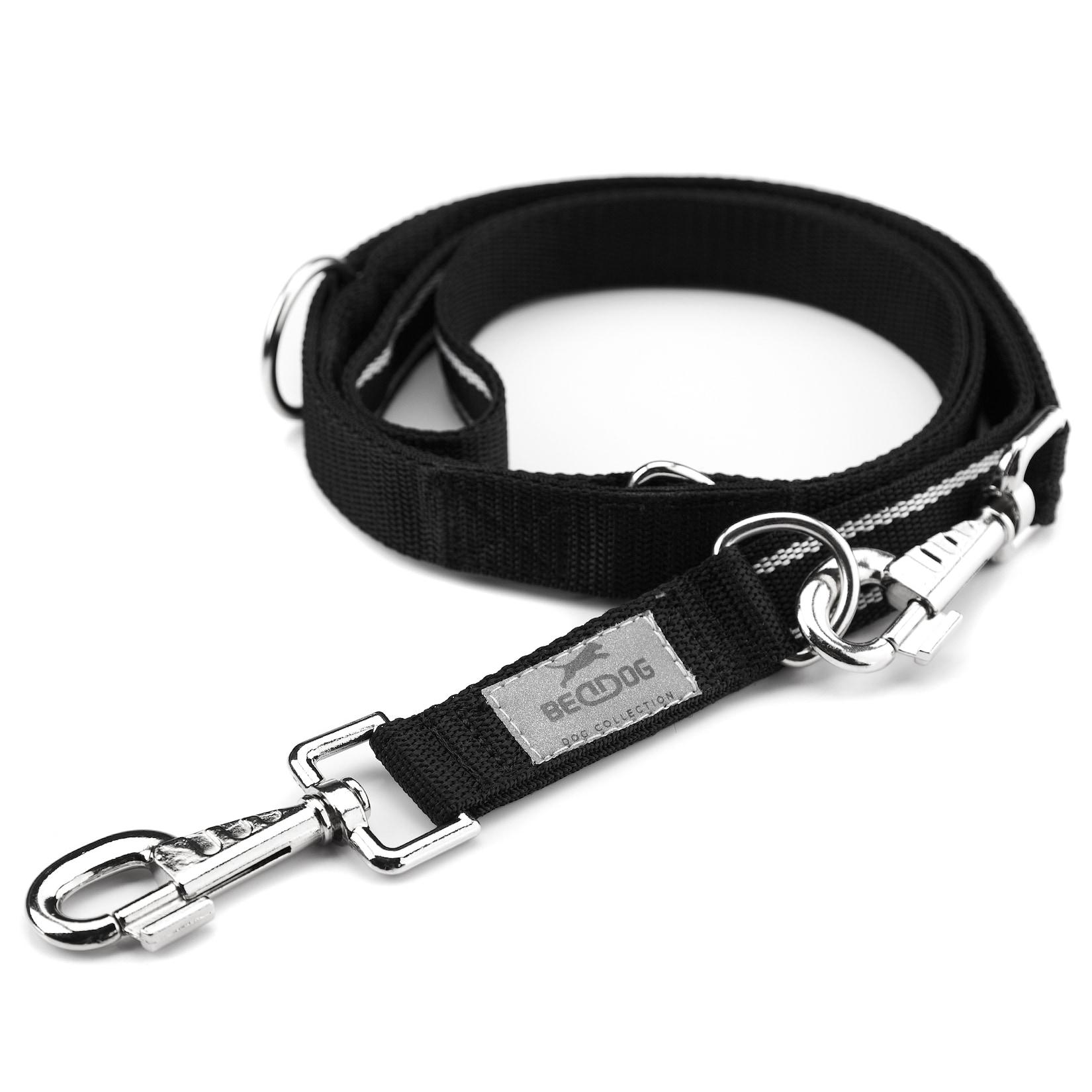 BedDog Hundeleine SPIKE verstellbar in 3 Längen Führleine, Laufleine