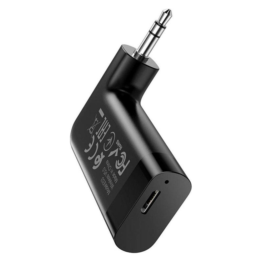 Hoco - Audio Adapter Bluetooth Dawn (E53) - Aux Jack 3.5mm - Black (Empfänger) (BS330478)
