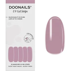 DOONAILS UV Gel Strips Silent Night Mauve - lila
