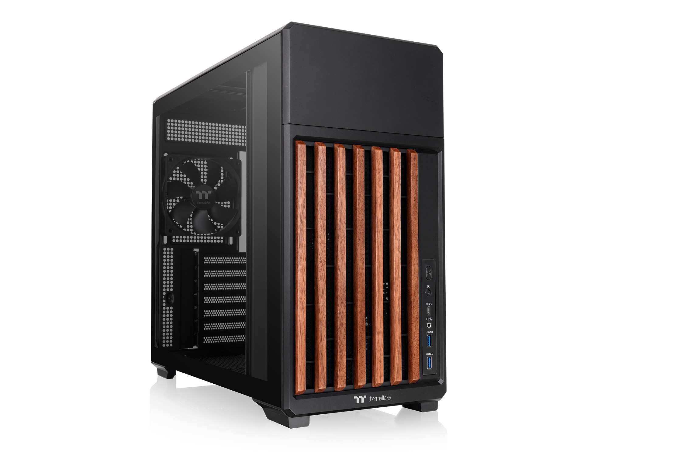 THERMALTAKE TR300 WS Mid Tower Gehäuse black CA-11M-00M1WN-WS