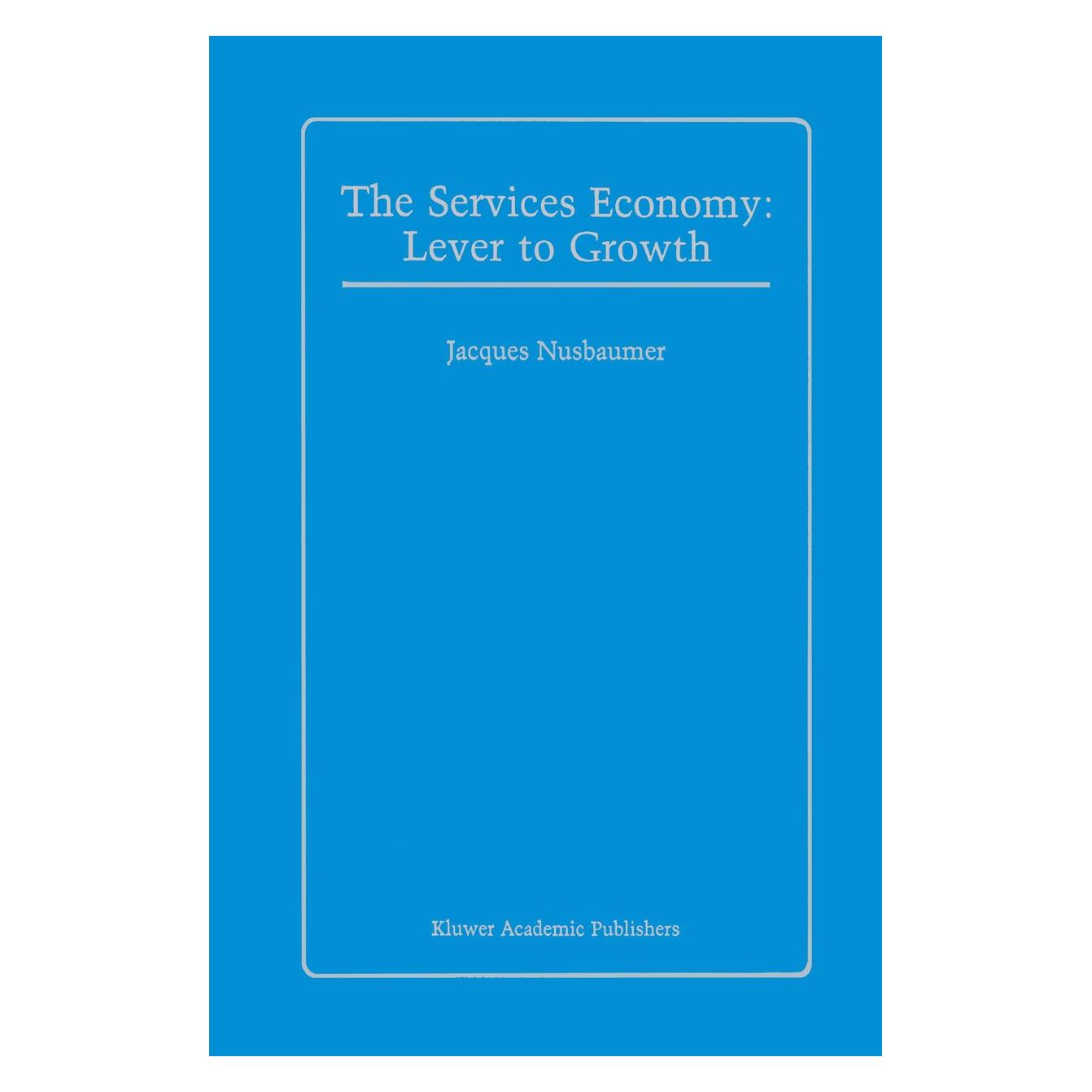 Springer The Services Economy (9780898381924)