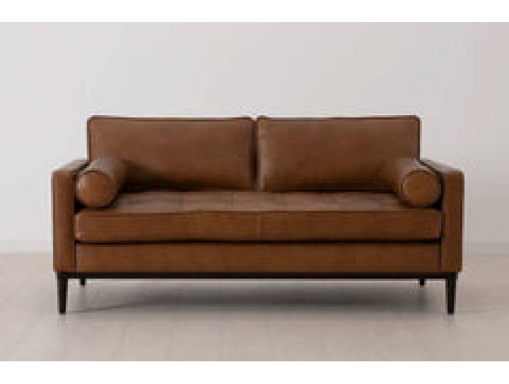 Zweisitzer-Sofa Model 02, Ahornbraun