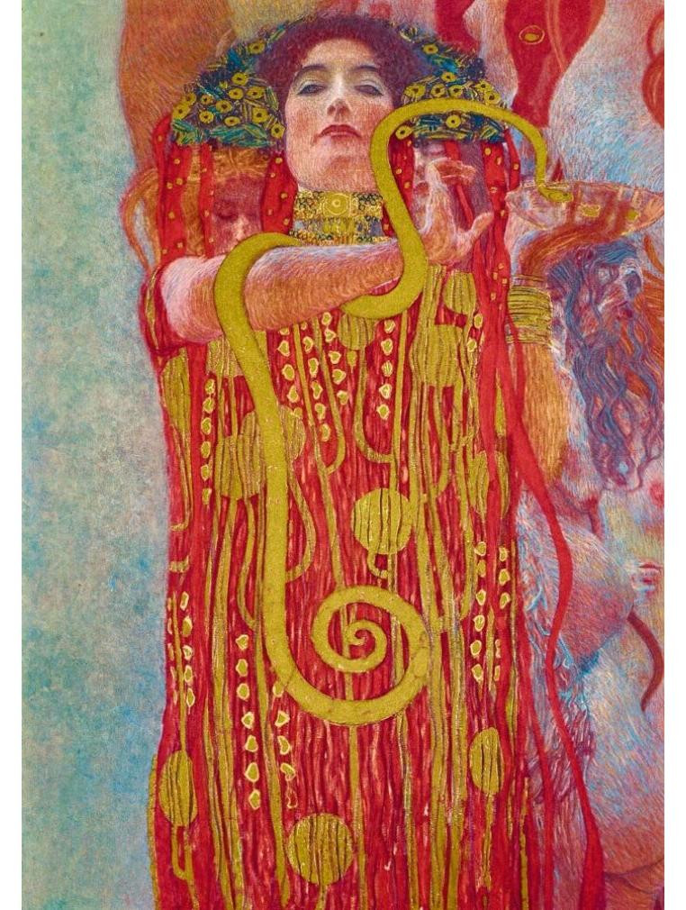 Bluebird Puzzle Kunstpuzzel Gustave Klimt Hygieia 1000 stukjes