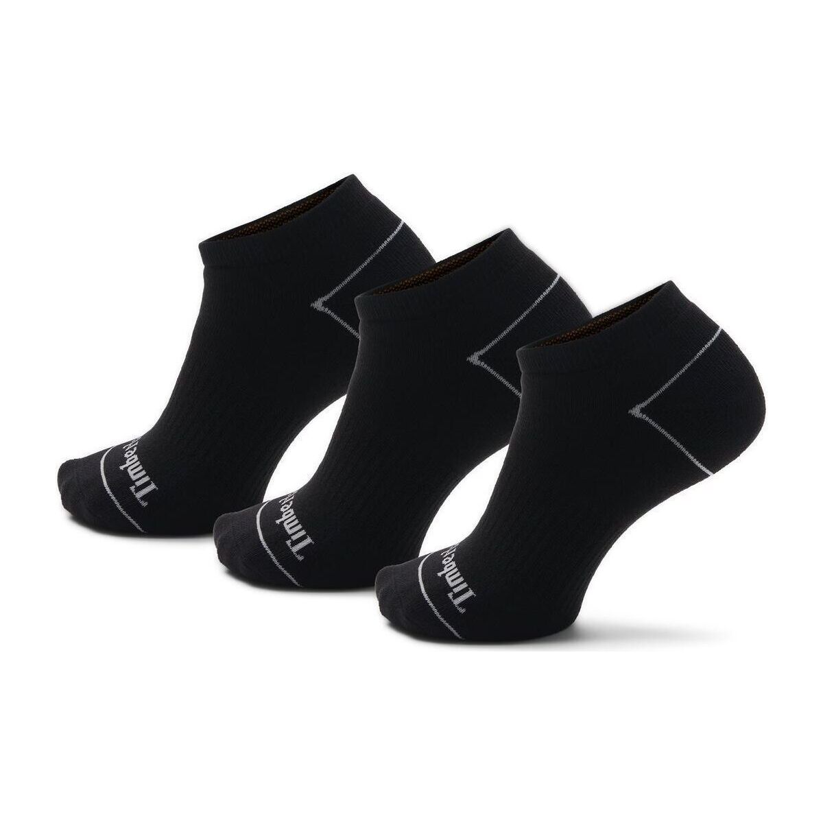 Timberland Mens 3 Pack Bowden Full Cushion No Show black M TB0A6BA30011-M