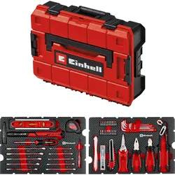 Einhell, Werkzeugkoffer, Werkzeugkoffer 79-tlg. E-Case Umzug (79 Teile)