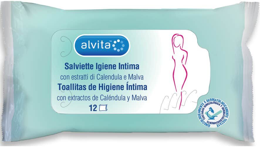 Alvita Toallitas de Higiene Íntima 12 uds