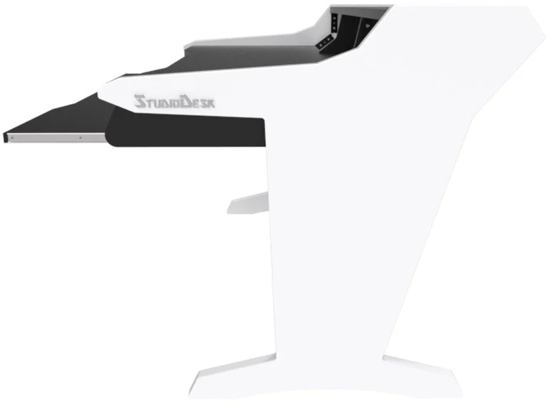 Studio Desk Harmony Desk Black / White nero con parti laterali bianche