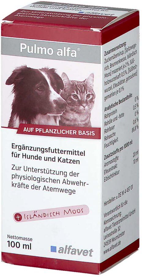 Pulmo Alfa für Hunde und Katzen