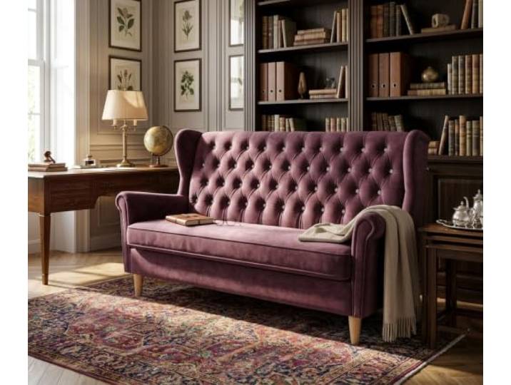 Family Meble Schlafsofa Gaja Royal – fioletowy