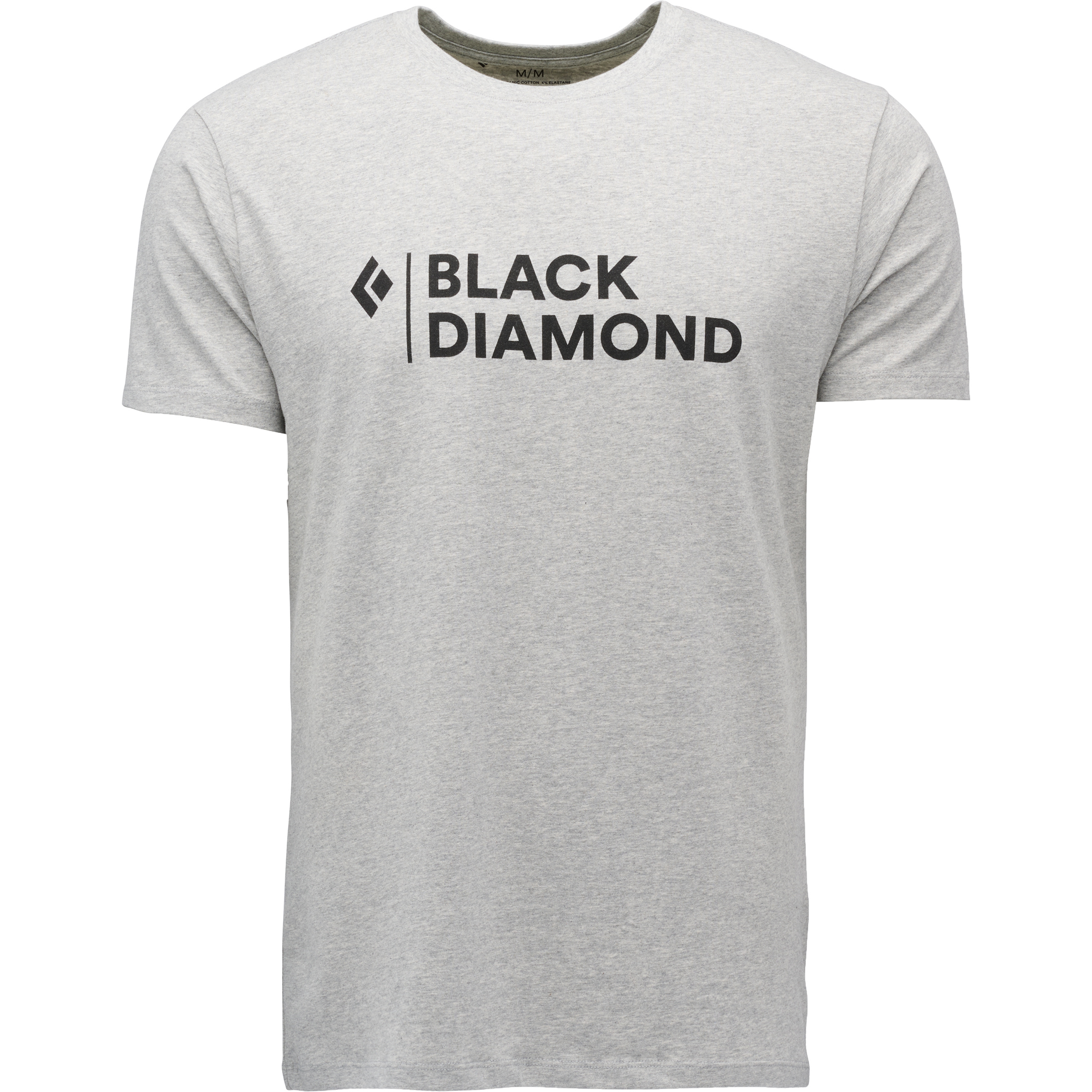Black Diamond Mini Stacked Herren T-Shirts grau Größe S Lifestyle Hautfreundlich
