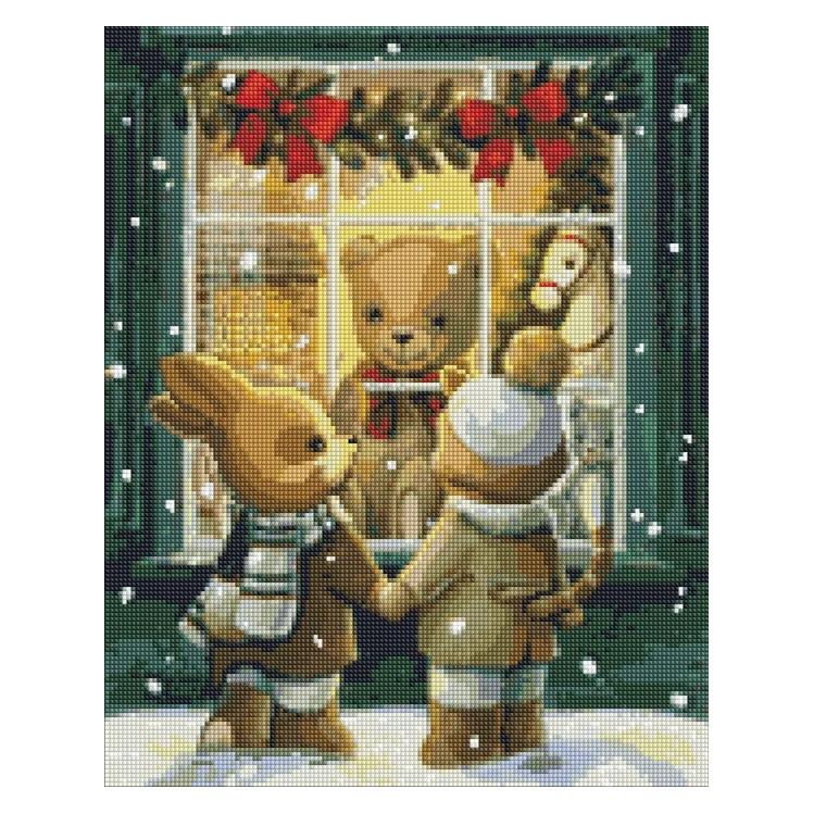 Ideyka Diamantmosaik - Spielzeugladen 40x50cm (AMO7768)