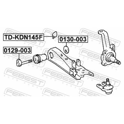 FEBEST Sturzkorrekturschraube 0129003 für TOYOTA