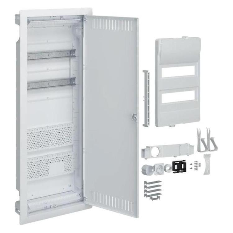 KUNSTSTOFF PT HYBRID-SCHALTANLAGE 24M 2X MON IP40 PLATTE 865X335X90 VOLTA PERFORIERTE TÜREN. HYBRID (VU602PLH)