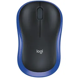 Logitech M185 kabellose Maus - blau