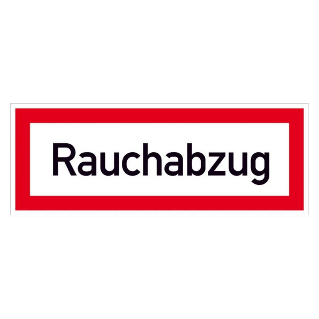 Wolk 21.2604 Hinweisschild Rauchabzug RWA Folie selbstklebend B x H 148 (21.2604)
