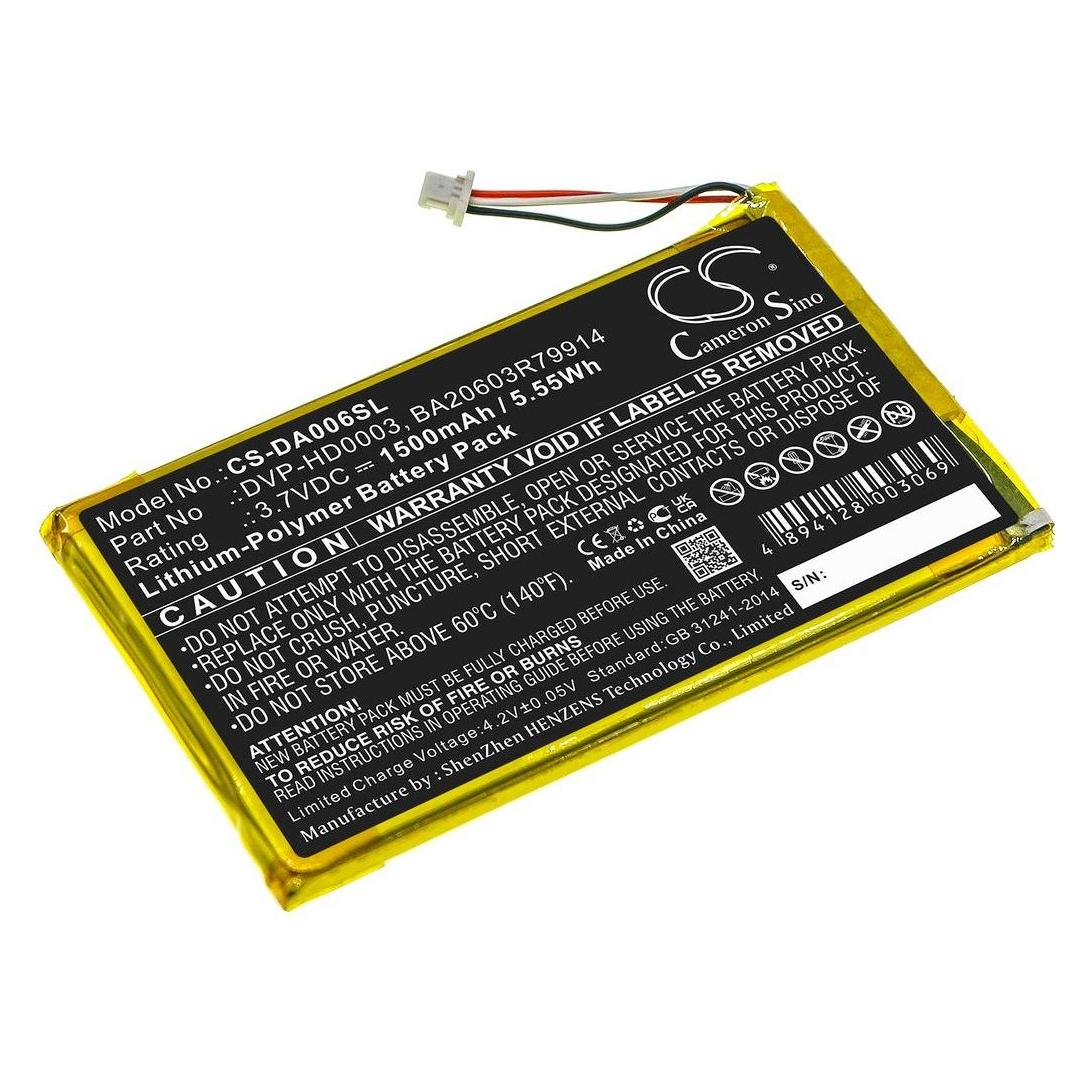 NoName Battery for Creative Zen Vision M etc (1 Stk., Gerätespezifisch) (DA006SL)
