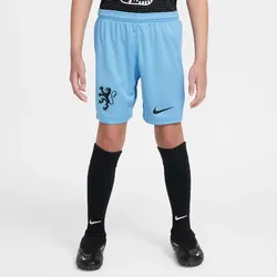 NIKE Niederlande Dri-FIT Stadium Auswärtsshorts 2025/26 Kinder 489 - blue beyond/black S (128-137 cm)